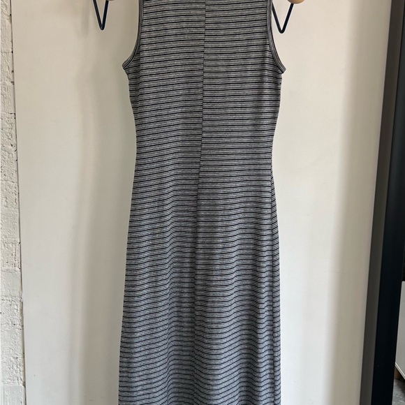 Le Chateau Black and White Sleeveless Sheath Maxi Dress - Picture 2 of 7